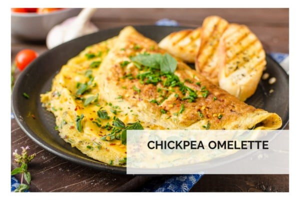 Chickpea Omelette Delicious meal plan from Yvonne