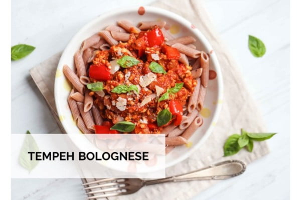 Tempeh Bolognese Delicious meal plan from Yvonne