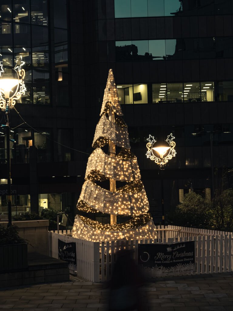 Christmas Light Switch on - Colmore Business District