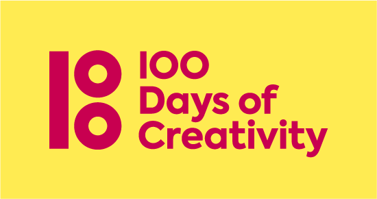 100DoC Logo AW redOnYellow72dpi 100 Days of Creativity