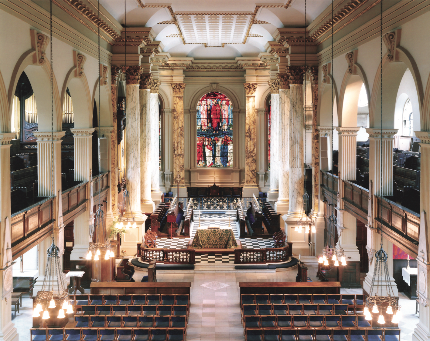 Interior of Birmingham Cathedral