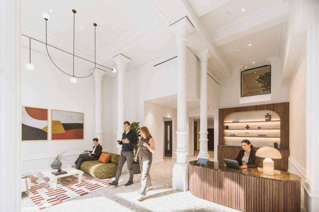 Reception an impressive welcome Kinrise Launches Inspiring New Workplace at 81 Colmore Row