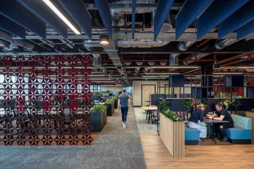 JLL's new office at One Centenary Way named one of region's best workplaces 6 6. JLL One Centenary Way Circulation away from reception lounge to open plan desking JLL's new office at One Centenary Way named one of region's best workplaces