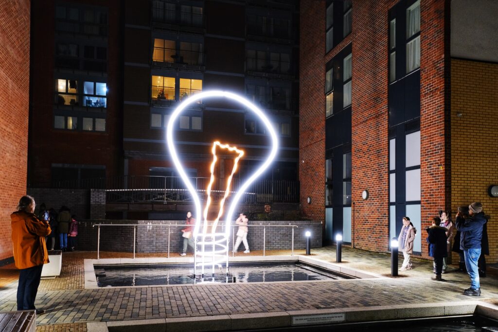 Open Call - Legacy Partners for Birmingham Light Festival 2 Ideas Happen Here 2 Newhall Square. Credit Irina Mackie Open Call - Legacy Partners for Birmingham Light Festival