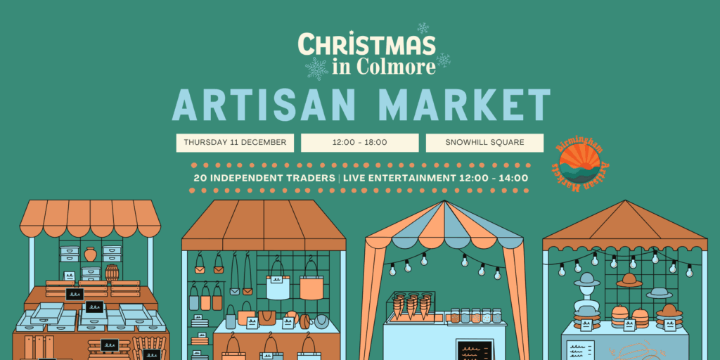 Christmas Artisan Market header Christmas in Colmore: Celebrate the Season Across the District