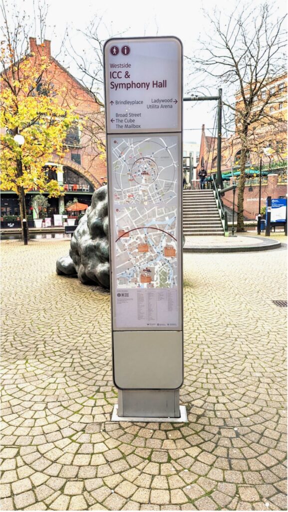 Birmingham City Council Launches Public Consultation on City Centre Wayfinding Totems 1 totem 1 Birmingham City Council Launches Public Consultation on City Centre Wayfinding Totems